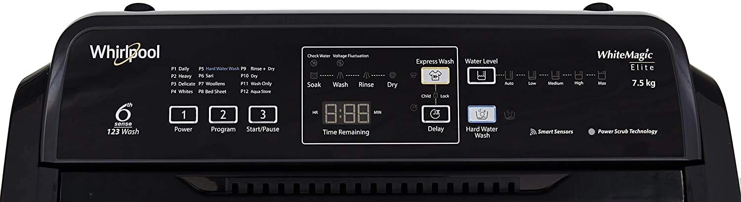 Whirlpool Washing Machine Whitemagic Elite | 7.5 Grey BD - Image 3