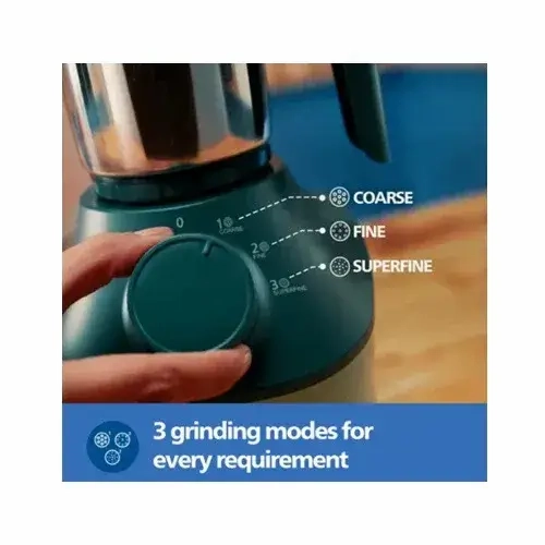 Philips 800 Watt Powerful Motor Mixer Grinder | MicroGrind Technology | Green | HL7773/02 - Image 2